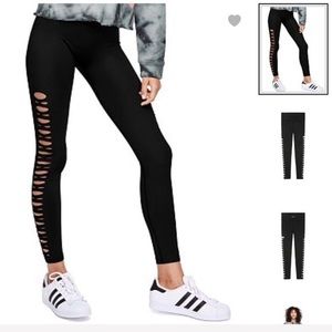 Victoria’s Secret Pink Cool & Comfy Cutout Leggings
